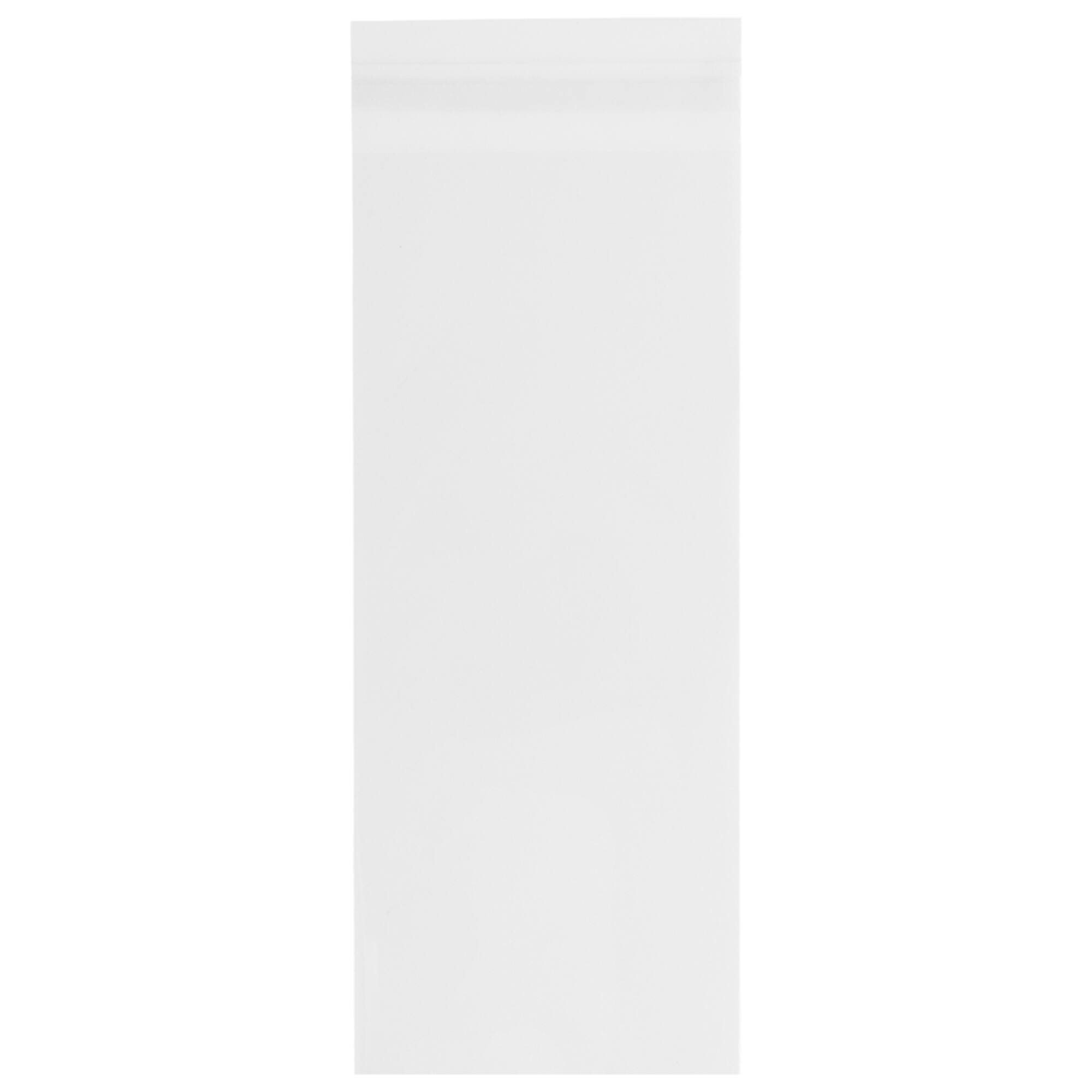 JAM Paper 4.25" x 9.75" Clear No. 10 Policy Cello Sleeve Envelopes, 100ct.